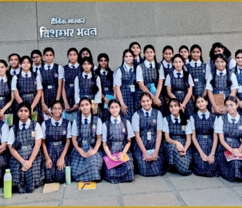 Visit by students to Dainik Bhaskar Office, Jabalpur